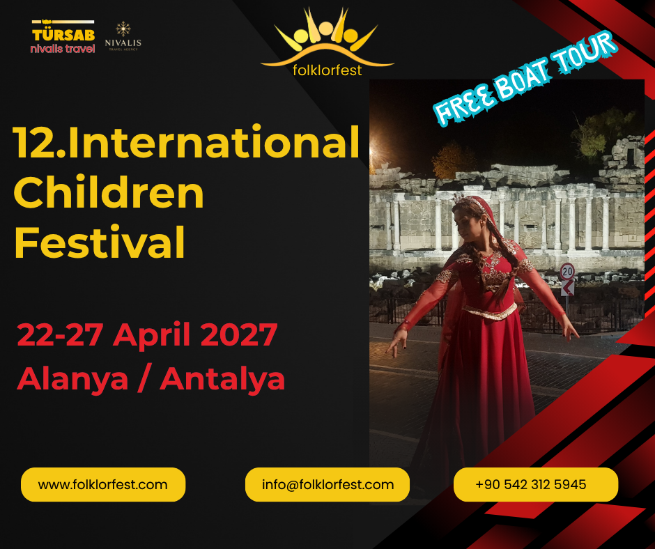 12th International Children Festival 2027 festival poster - Alanya / Antalya