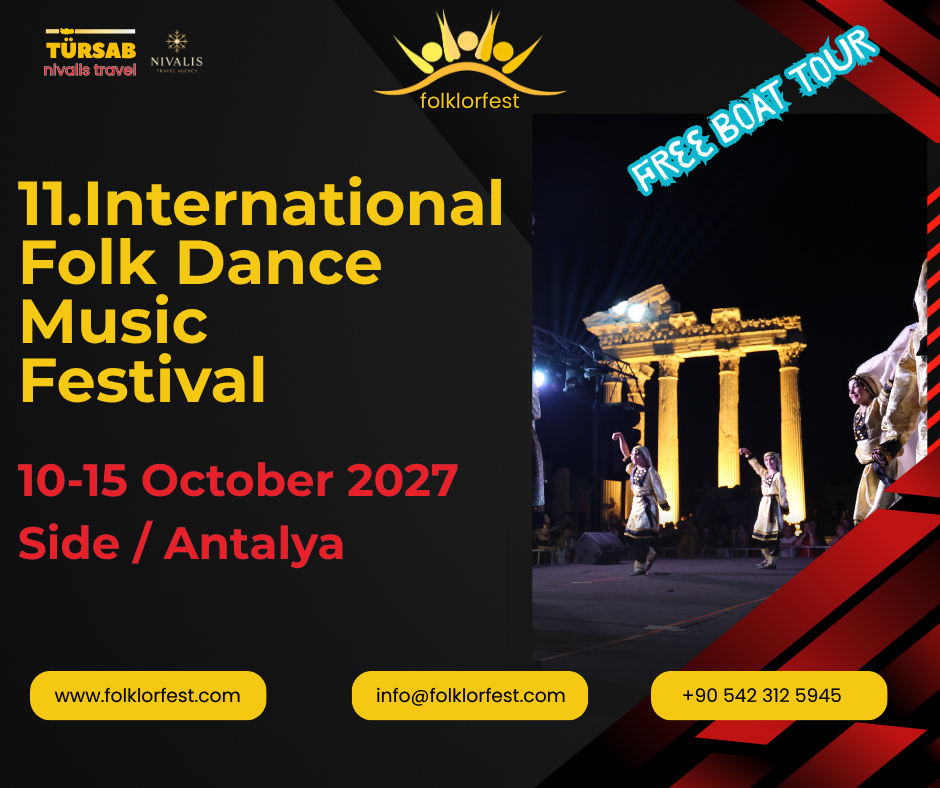 11th International Side Folk Dance Music Festival 2027 festival poster - Side / Antalya