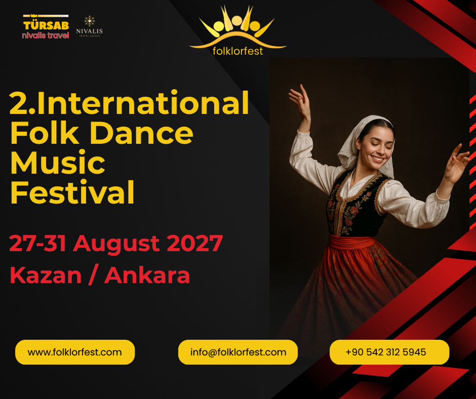 2nd International Ankara Folk Dance and Music Festival 2027 festival poster - Kazan / Ankara