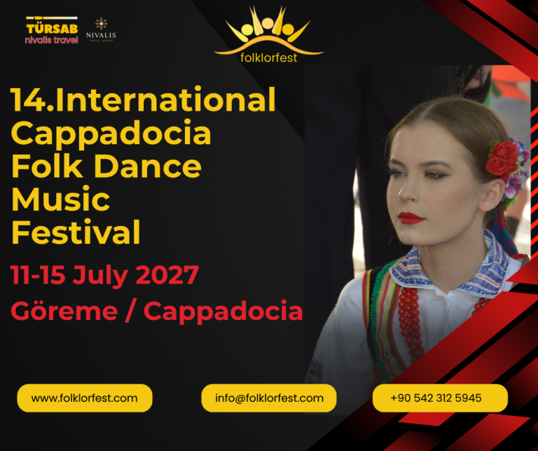 14th International Cappadocia Folk Dance Music Festival 2027 festival poster - Göreme / Kapadokya