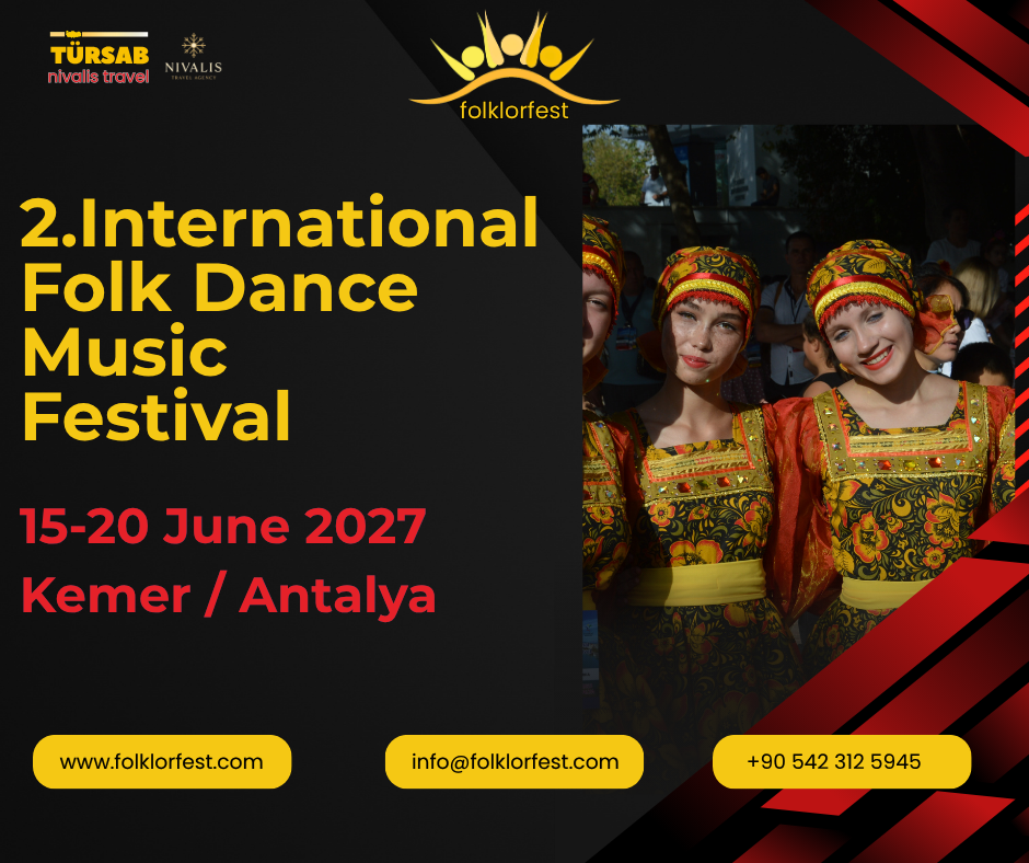 2nd International Kemer Folk Dance Music Festival 2027 festival poster - Kemer / Antalya